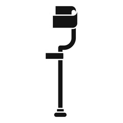 Crutches icon, simple style