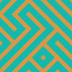 Abstract Geometric Pattern generative computational art illustration