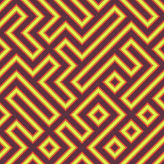 Abstract Geometric Pattern generative computational art illustration