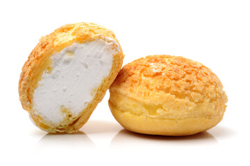 puff on white background