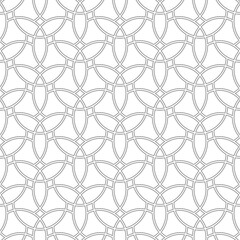Naklejka premium Seamless vector ornament. Modern light background. Geometric modern pattern
