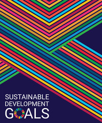 Cover. Sustainable Development Goals Color. Vector EPS
