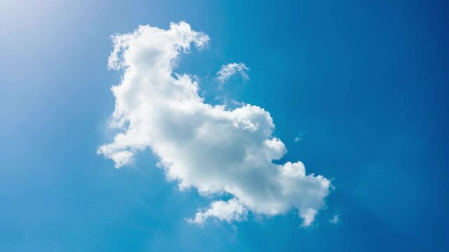 Sky and cloudscape,white and white cloud float in light blue sky