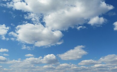 Beautiful clouds view in the sky