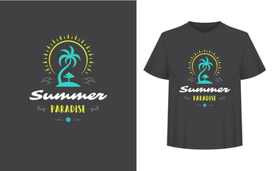 Summer quote or saying can be used for t-shirt, mug, greeting card, photo overlays
