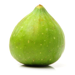 green fig isolated on white background