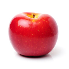 red apple isolated on white