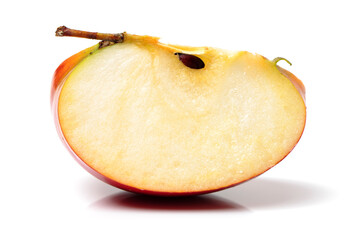 Apples from Aksu, Xinjiang, China on white background