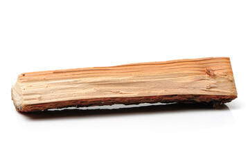 Pile of firewood isolated on a white background