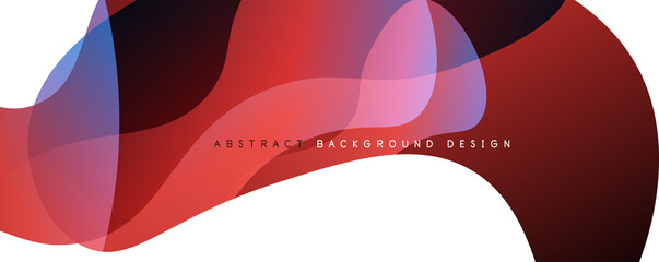 Trendy simple fluid color gradient abstract background with dynamic wave line effect. Vector Illustration For Wallpaper, Banner, Background, Card, Book Illustration, landing page