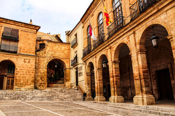 Renaissance square in Alcaraz called Plaza Mayor.