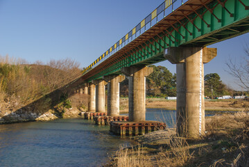 Most z pomiarem wody © EwaAF