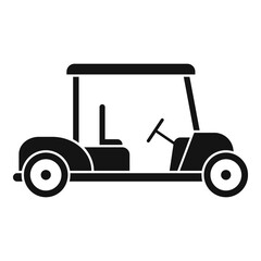 Golf cart equipment icon, simple style