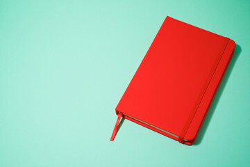 Red notebook view