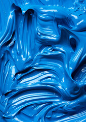 Blue paint surface