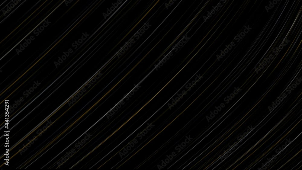 Poster Motion background from flowing curves, lines. Seamless loop