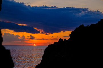  sunset view ,twilight sky ,Koh Tae Nai Landscape view,Koh Pha Ngan , Suratthani ,ThaiLand	