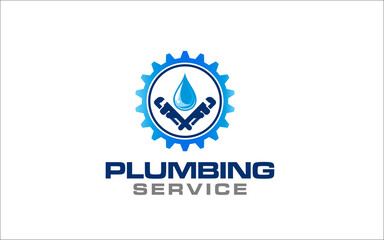 Illustration graphic vector of plumbing and maintenance service Logo Design template