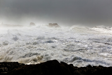Storm on the coast