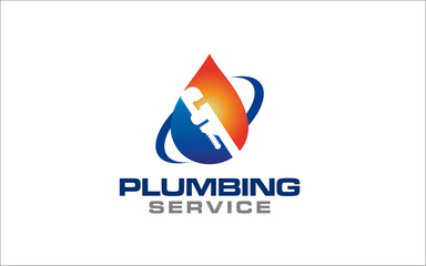 Illustration graphic vector of plumbing and maintenance service Logo Design template