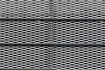 metal grid pattern