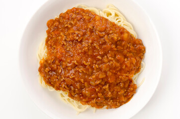 大盛り スパゲッティミートソース