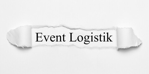 Obraz premium Event Logistik