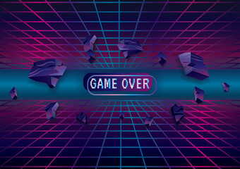 Game zone game icon background vector © Koon