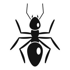 Nature ant icon, simple style