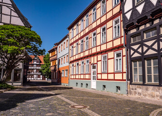 Altstadt von Halberstadt in Sachsen-Anhalt