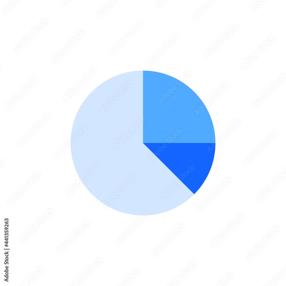 Poster pie chart icon