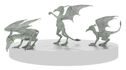 Gargoyle Skulpturen, Freisteller