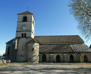Fototapeta premium tipica architettura antica dei paesi della regione francese del jura