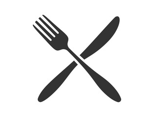 crossed fork and knife icon