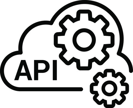 API icon vector illustration for your website or mobile app