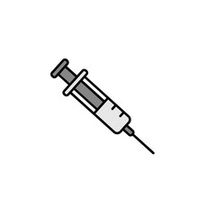 Vector illustration of injection icon