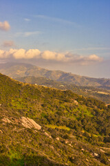 Fototapeta premium Hiking the Franklin trail in Carpinteria California