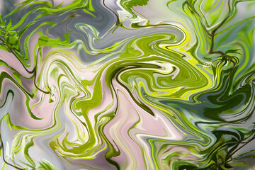 Fototapeta premium 3D rendering. abstract multicolored background. swirling multicolored lines