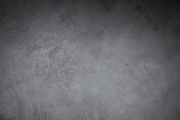 Abstract texture of dark gray vintage cement or concrete wall background. School education, dark wall backdrop, template for learning board concept.
