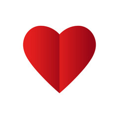 Heart symbol vector. Heart doodle vector.