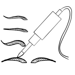 tattoo master, tattoo master, permanent tattoo master, eyebrow tattoo, eyebrows of different types,tattoo machines of different types, logo for tattoo studio, flyer for permanent tattoo master, pictur