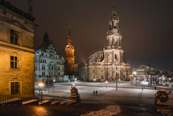 Fototapeta na wymiar Dresden old town city, Dresden, Germany