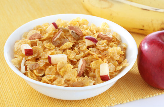 Breakfast cereal cornflakes ,corn flakes