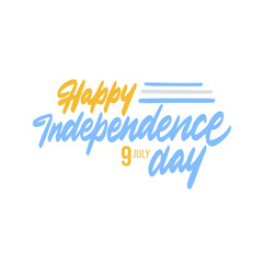  Argentina happy independence day greeting card, banner with template text vector illustration. Argentinian memorial holiday 9th of July design element with flag with stripes and sun