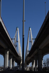 Naklejka premium city bridge city