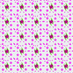 Fototapeta na wymiar Sakura theme seamless pattern, perfect for wall and clothes background.