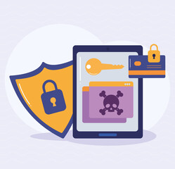 illustration of cyber security