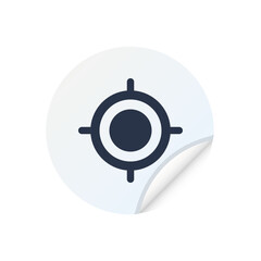 Location Target - Sticker