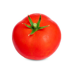 Tomato isolated on white background.	