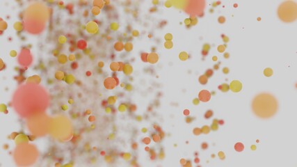 Abstract digital particle wave and light abstract background. High Quality. Abstract glowing swirl of particles background. Galaxy background with stars. Colored balls